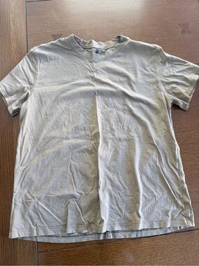 lululemon athletica Short Sleeve Crew Tee in Light Olive/brown